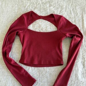 Showpo Red Crop Top